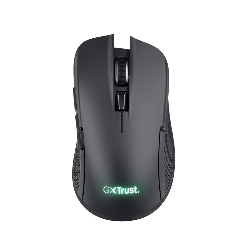 TRUST myš GXT 923 YBAR Gaming Wireless Mouse,  optická,  USB,  černá