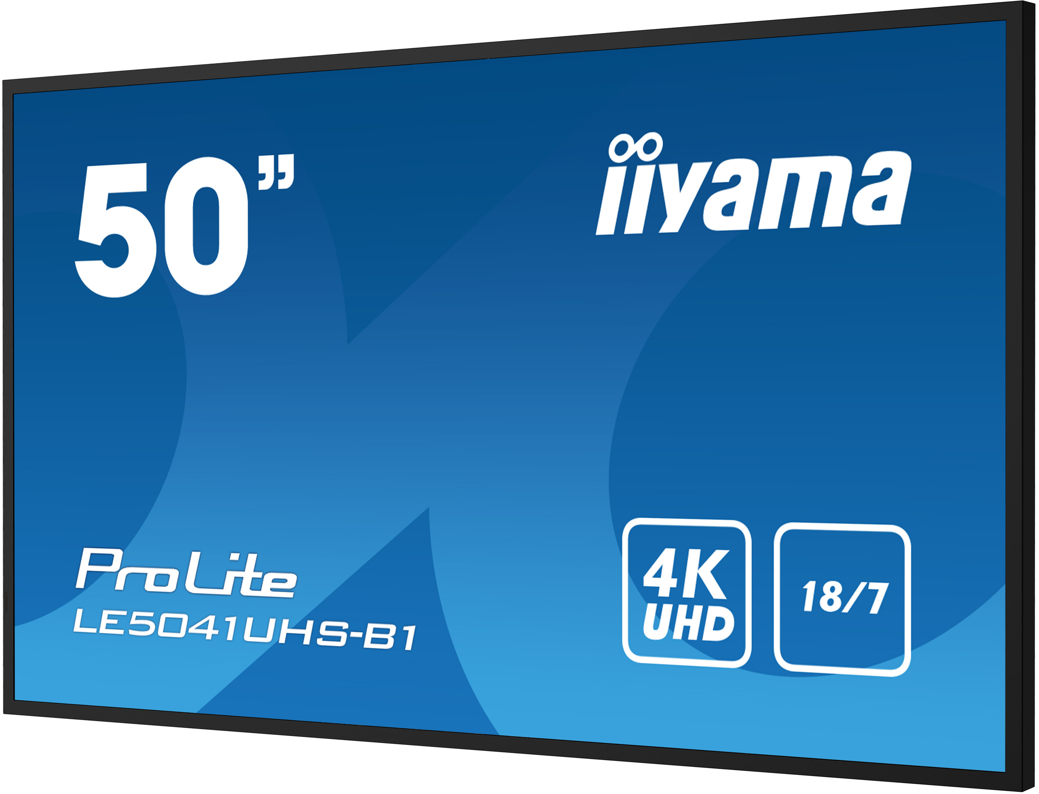 50" iiyama LE5041UHS-B1:VA, 4K UHD, 18 7, RJ45, HDMI 