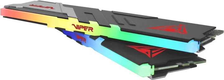 Patriot Viper Venom/ DDR5/ 32GB/ 7000MHz/ CL32/ 2x16GB/ RGB/ Black/ Silv 