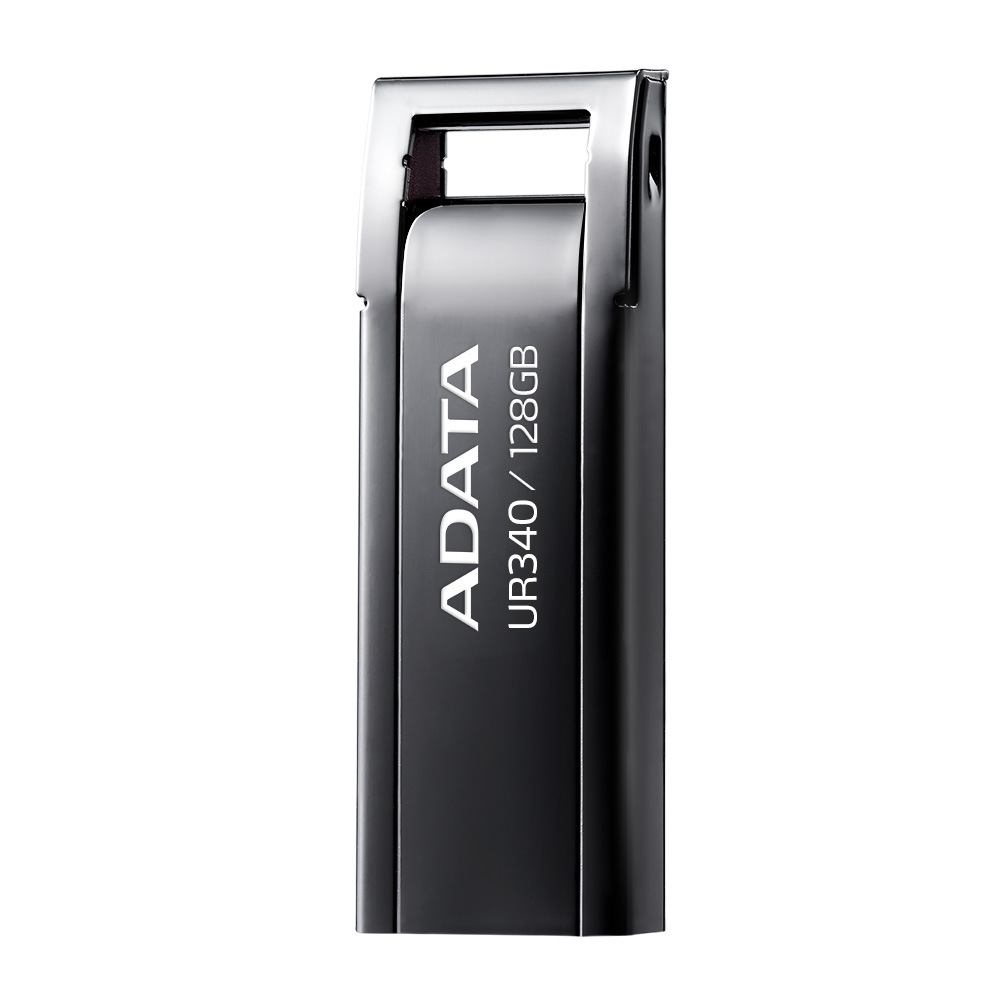 ADATA UR340/ 128GB/ USB 3.2/ USB-A/ Čierna 