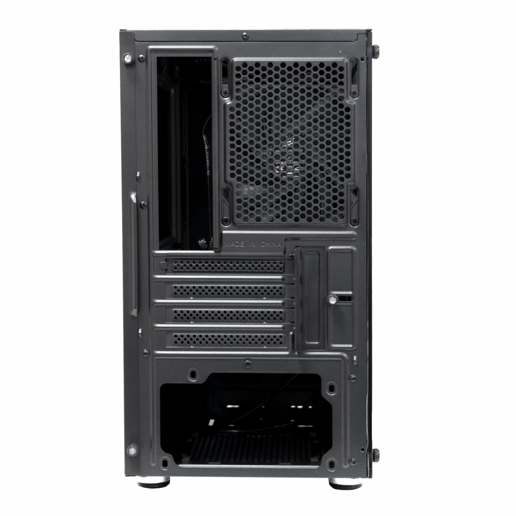 EVOLVEO M4/ Micro ATX/ Transpar./ Čierna 