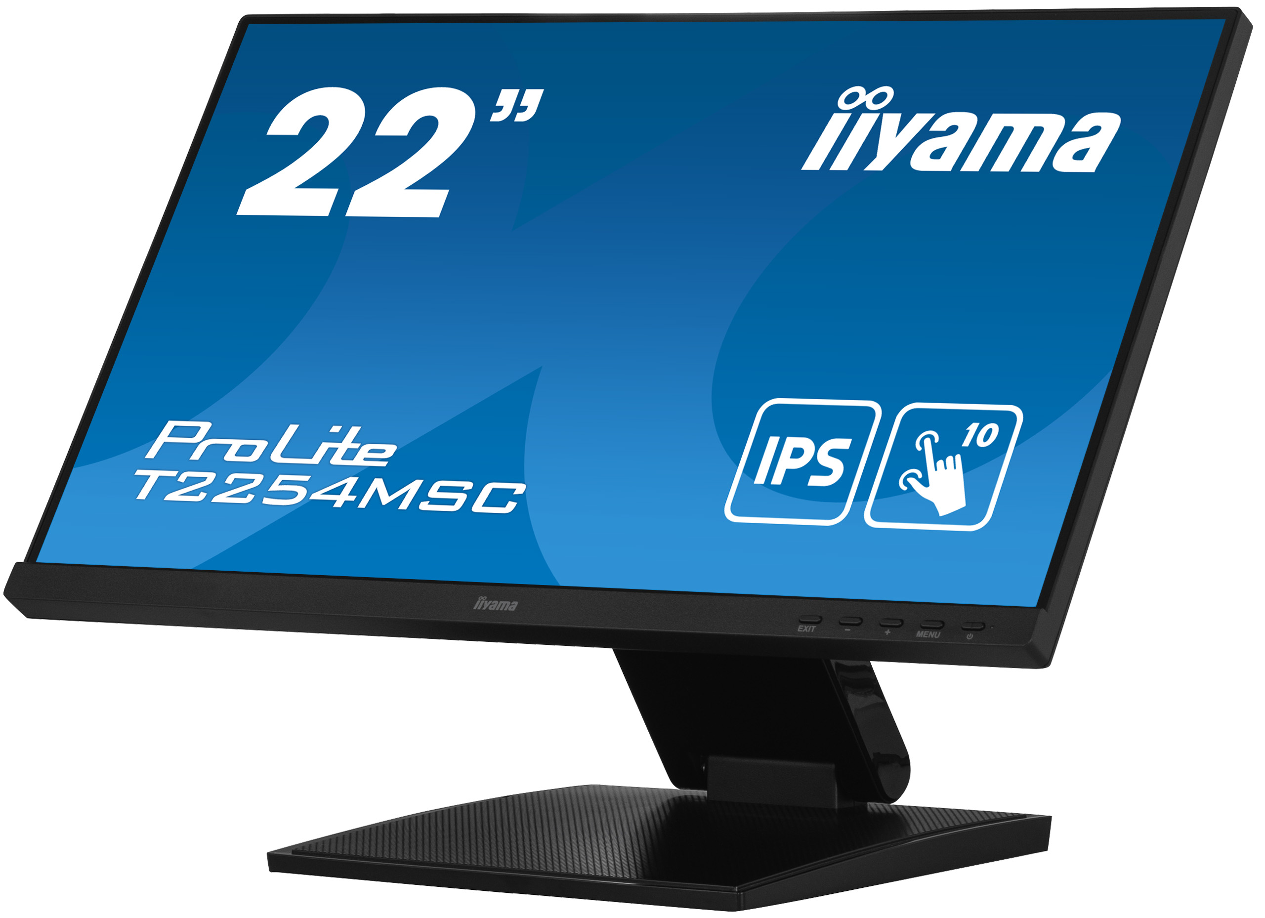 22" LCD iiyama T2254MSC-B1AG:IPS, FHD, P-CAP, HDMI 