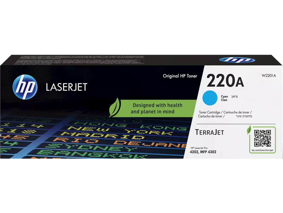 HP 220A Cyan Original LaserJet Toner  (~1,800 pages)