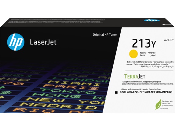 HP 213Y Ylw Original LaserJet Toner Crtg (12,000 pages)