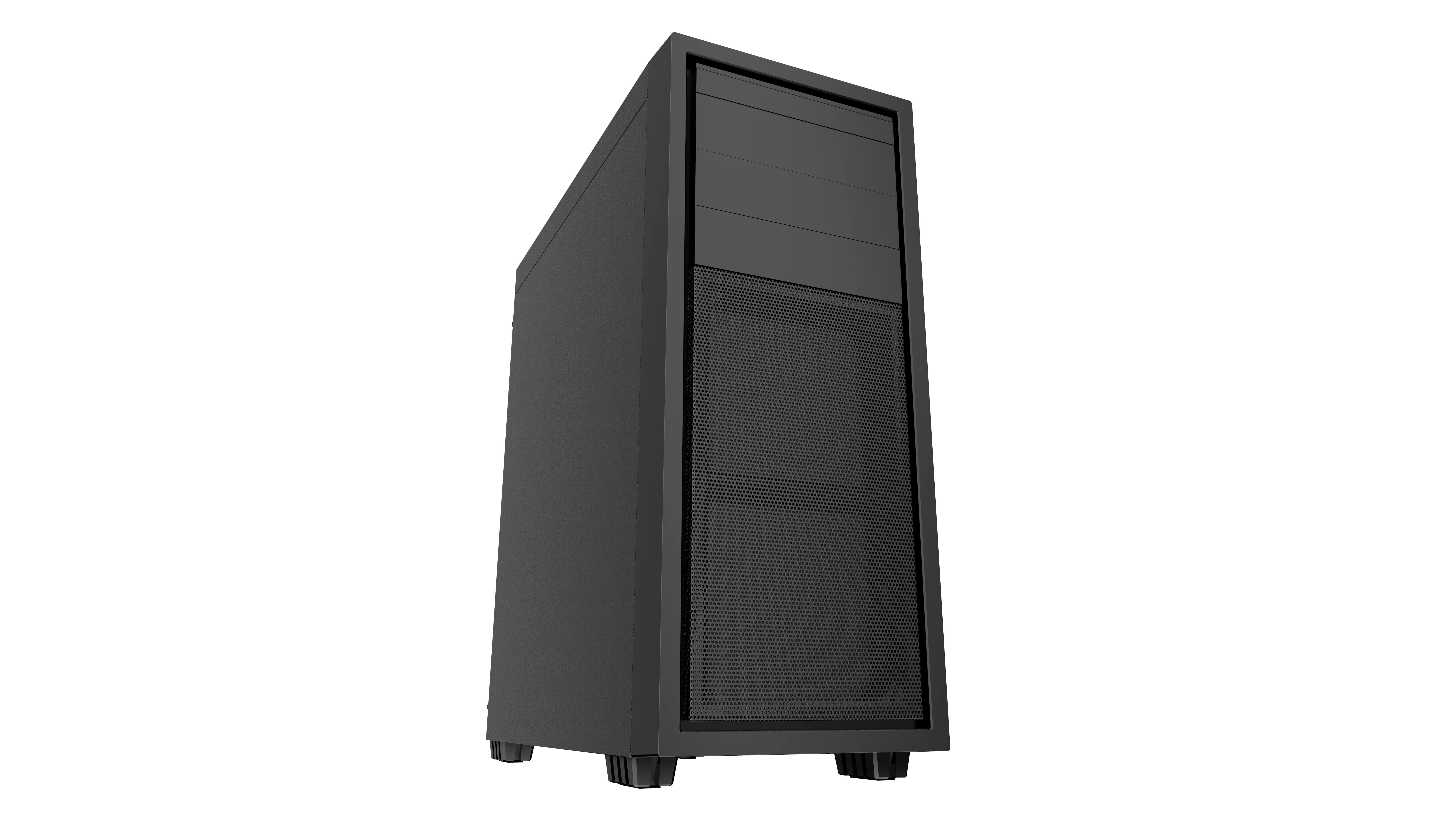 GEMBIRD COMPUTER FORNAX K500/ MIDI TOWER/ ČERNÁ 