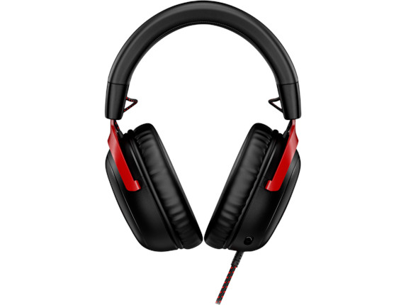 HP HyperX Cloud III/ ANC/ Jack/ Drôt/ Čierna-červená