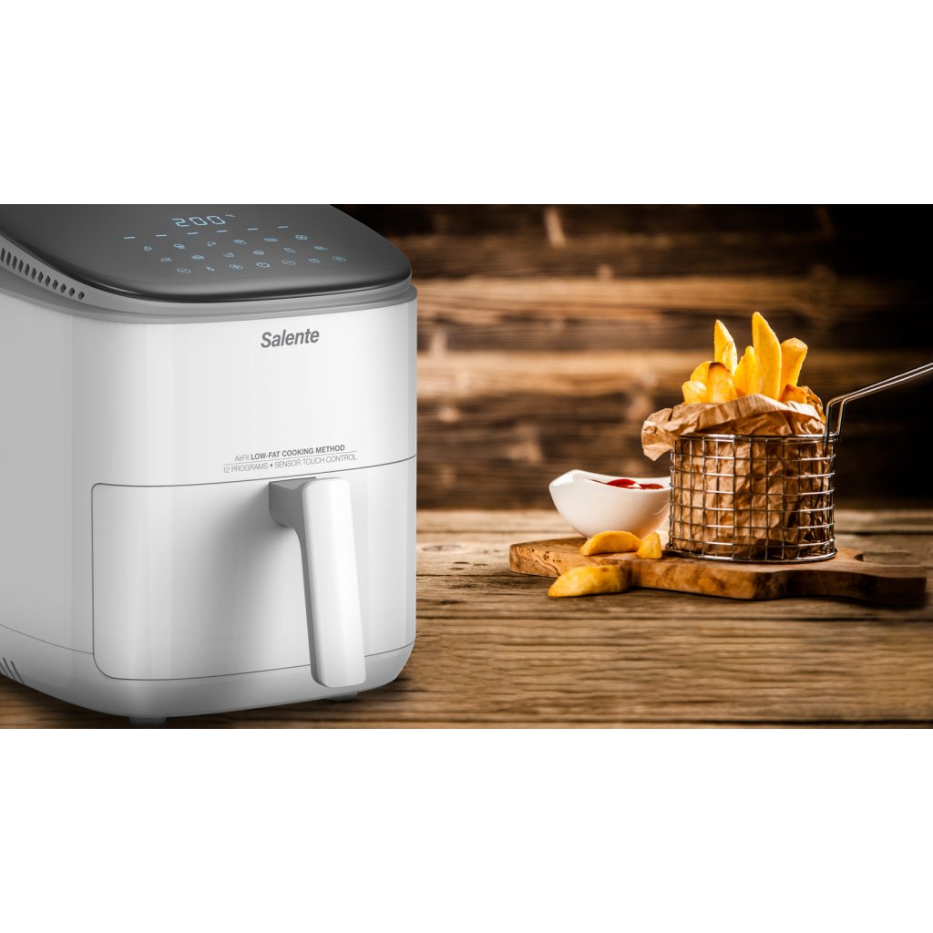 Salente AirFit,  horkovzdušná fritéza 4v1,  3, 5 l,  bílá 