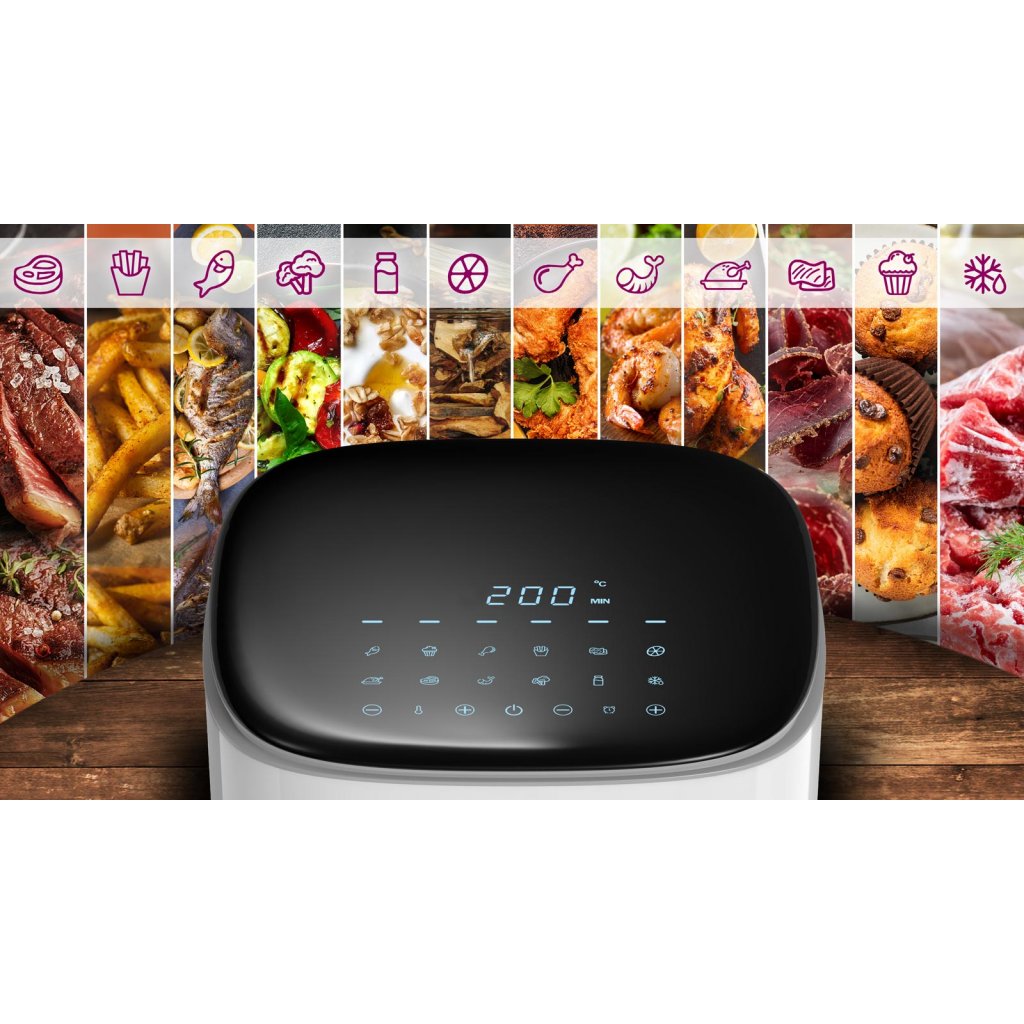 Salente AirFit,  horkovzdušná fritéza 4v1,  3, 5 l,  bílá 