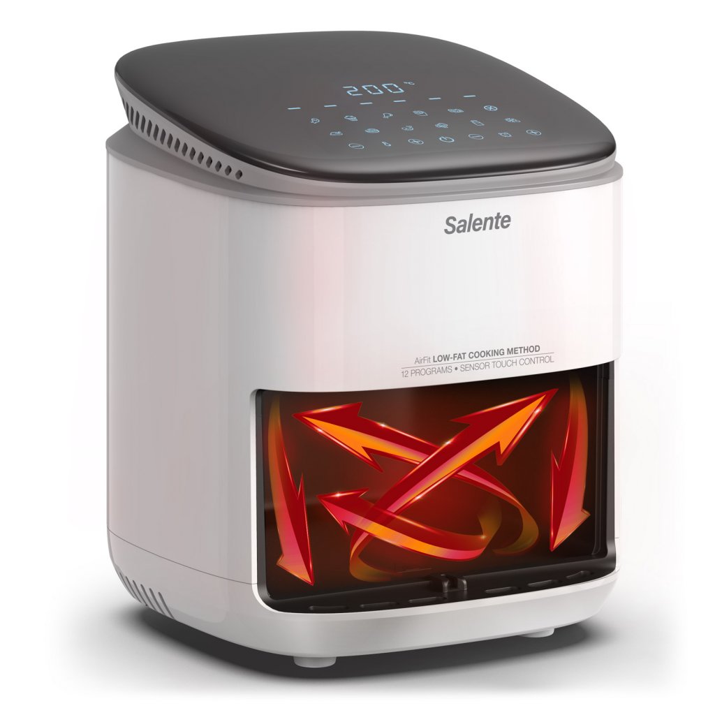 Salente AirFit,  horkovzdušná fritéza 4v1,  3, 5 l,  bílá 
