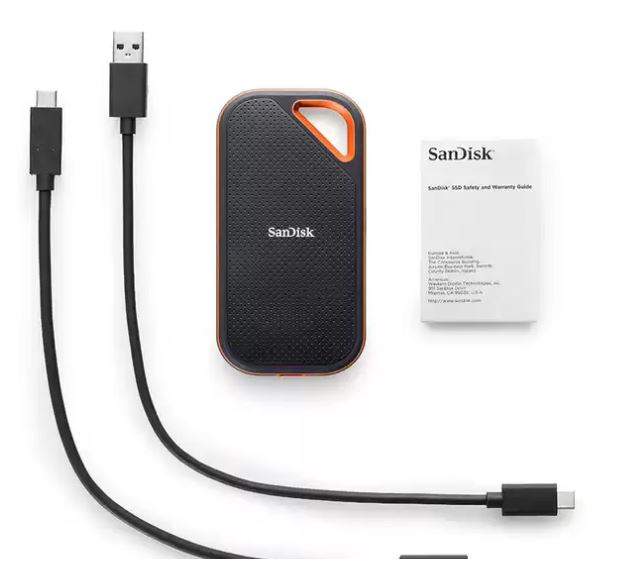 Sandisk Extreme/ 4TB/ SSD/ Externý/ 2.5"/ Čierna/ 5R 
