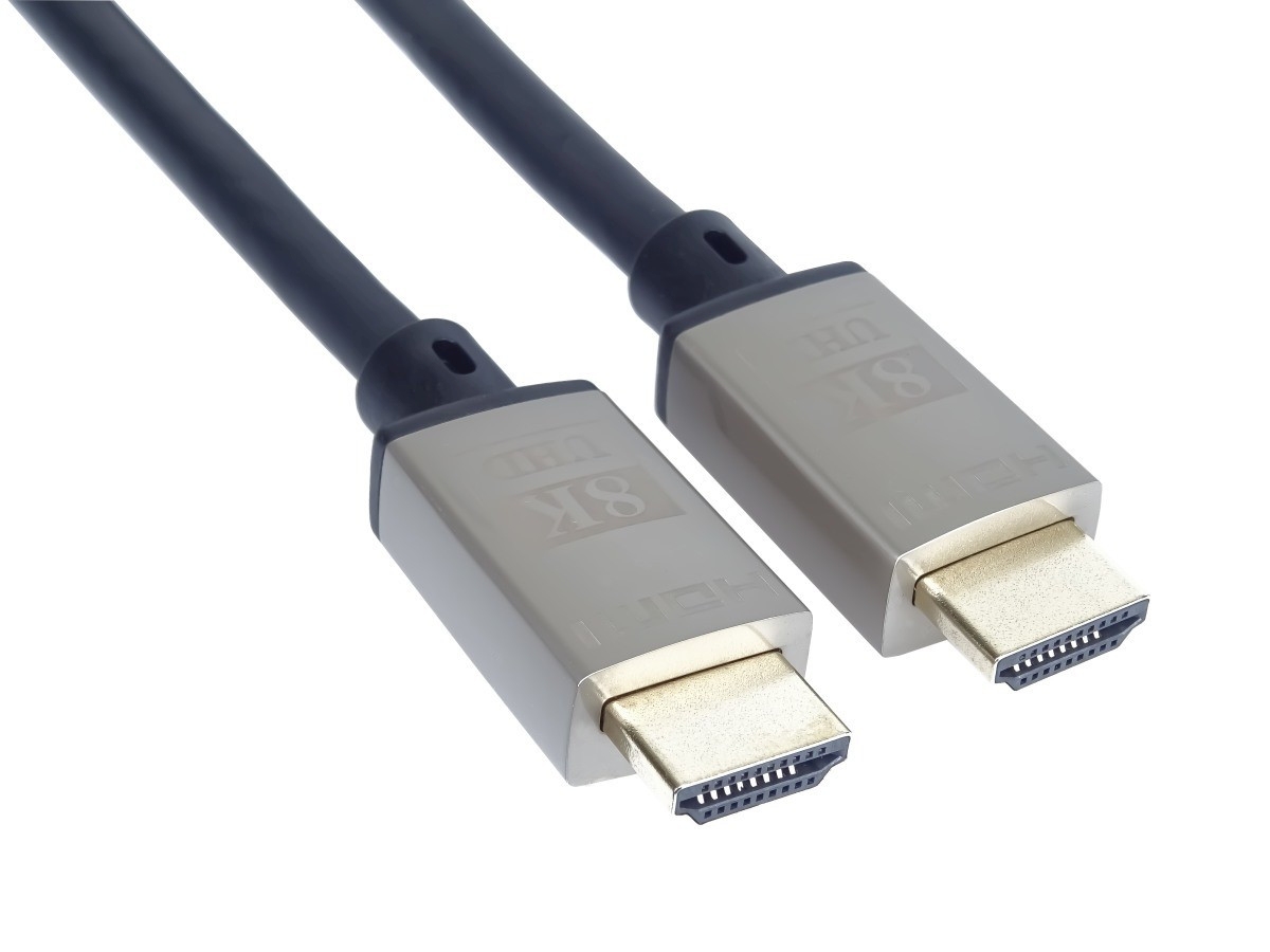 PremiumCord Ultra High Speed HDMI 2.1 kábel 8K@60Hz, 4K@120Hz dĺžka 5m kovové pozlátené konektory 