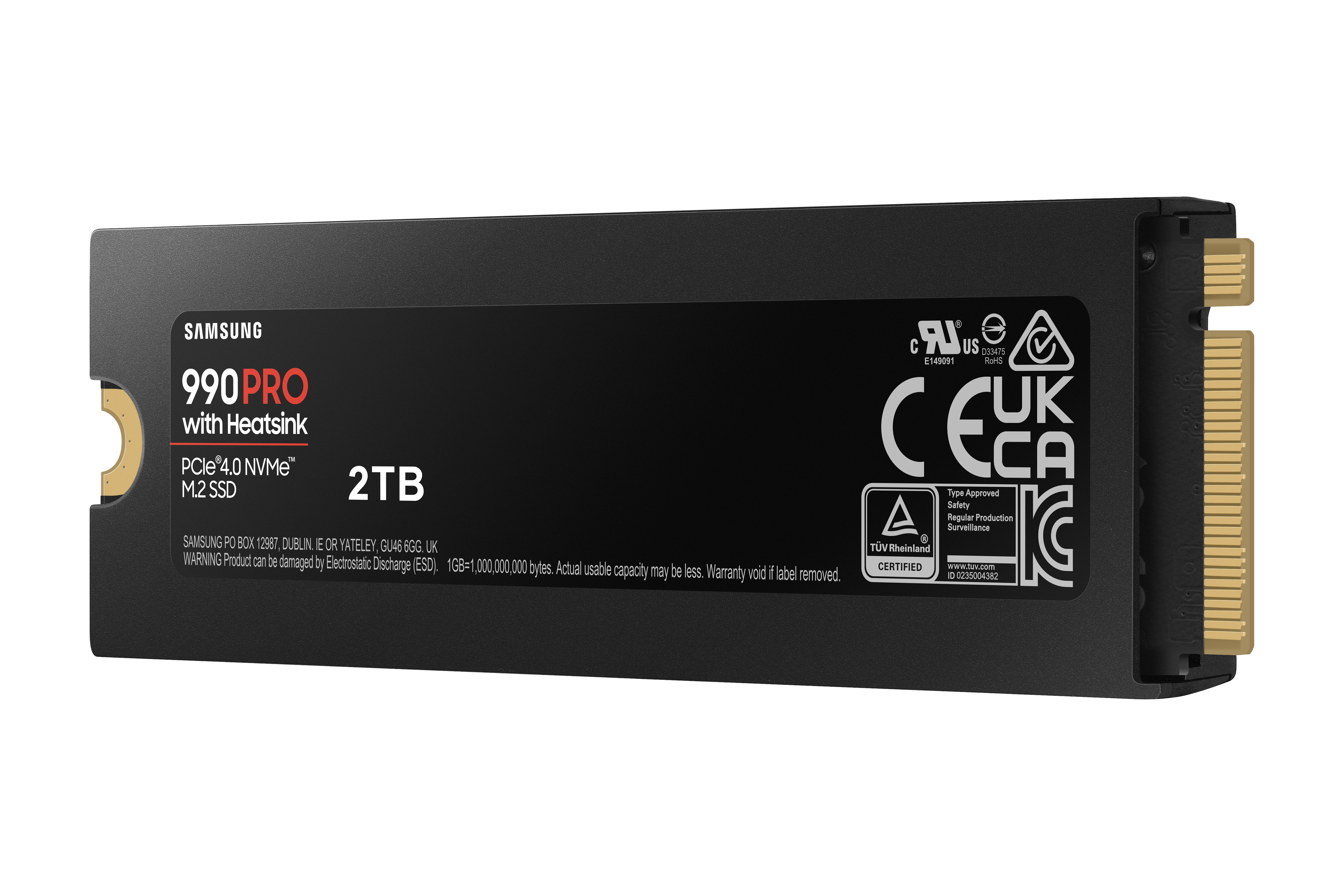 Samsung 990 PRO + Heatsink/ 2TB/ SSD/ M.2 NVMe/ 5R 