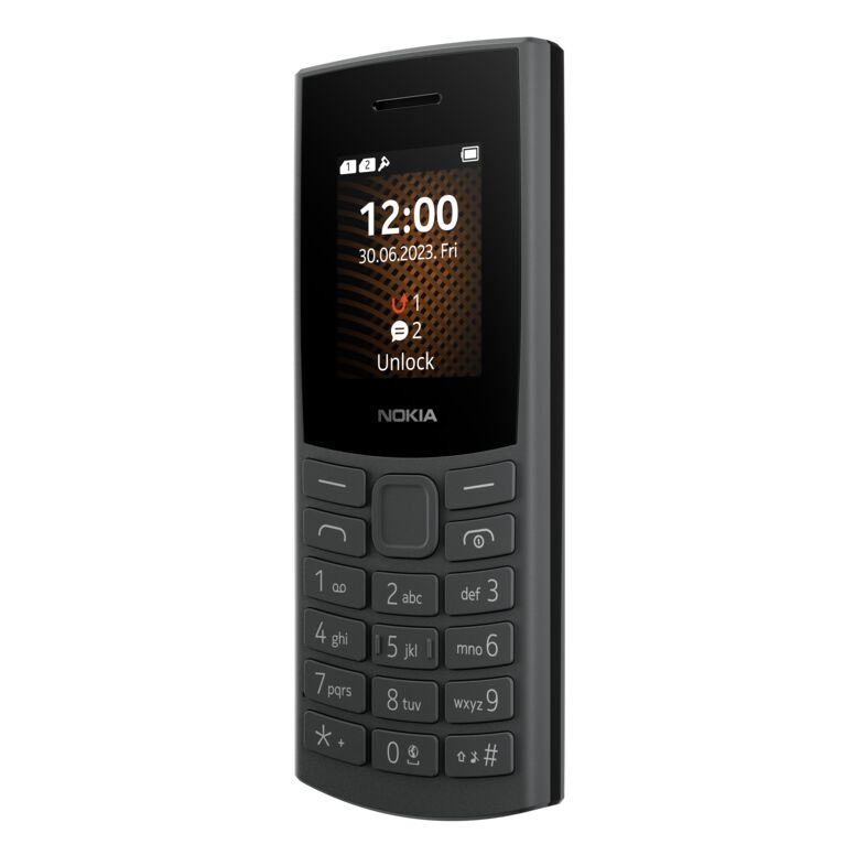 Nokia 105 4G Dual Sim 2023 Black 