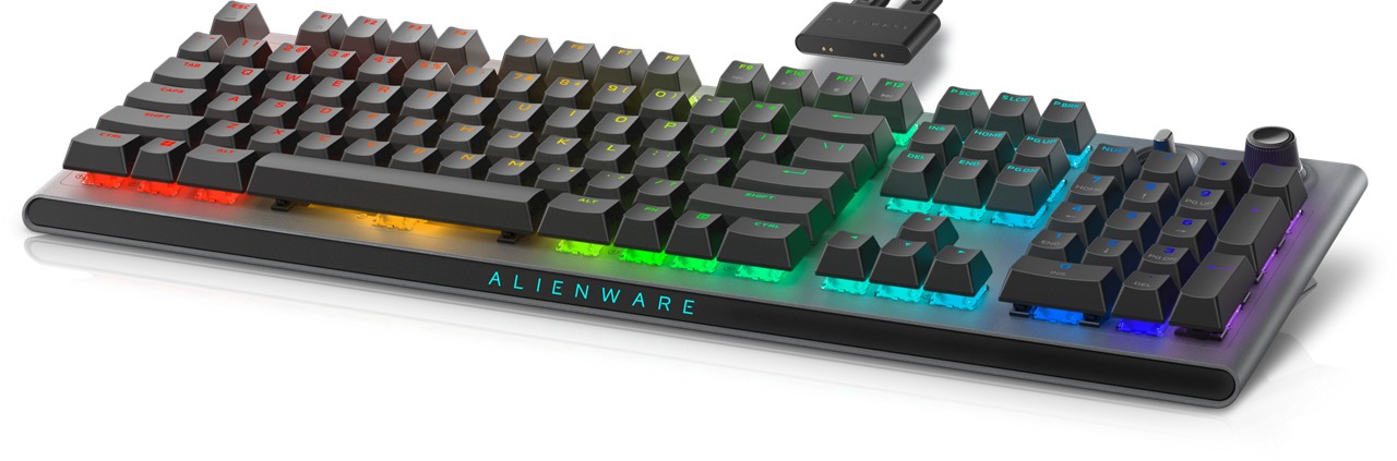 DELL KLÁVESNICA  Alienware Tri-Mode Wireless Gaming Keyboard - AW920K (Dark Side of the Moon) 