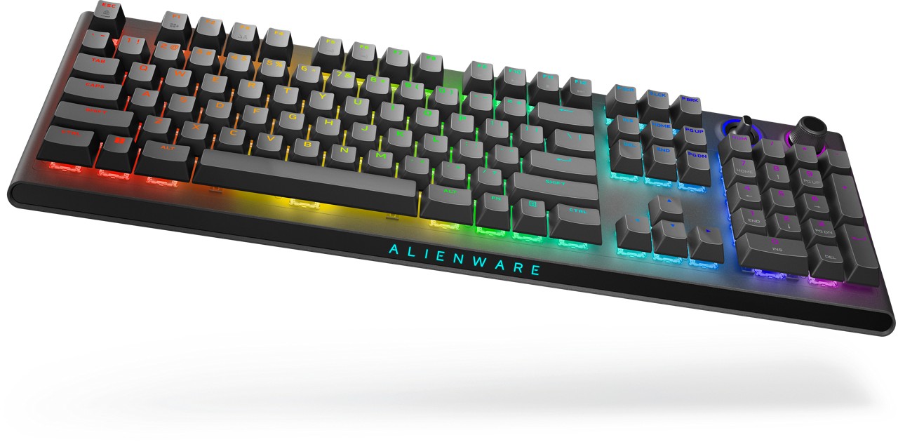 DELL KLÁVESNICA  Alienware Tri-Mode Wireless Gaming Keyboard - AW920K (Dark Side of the Moon) 