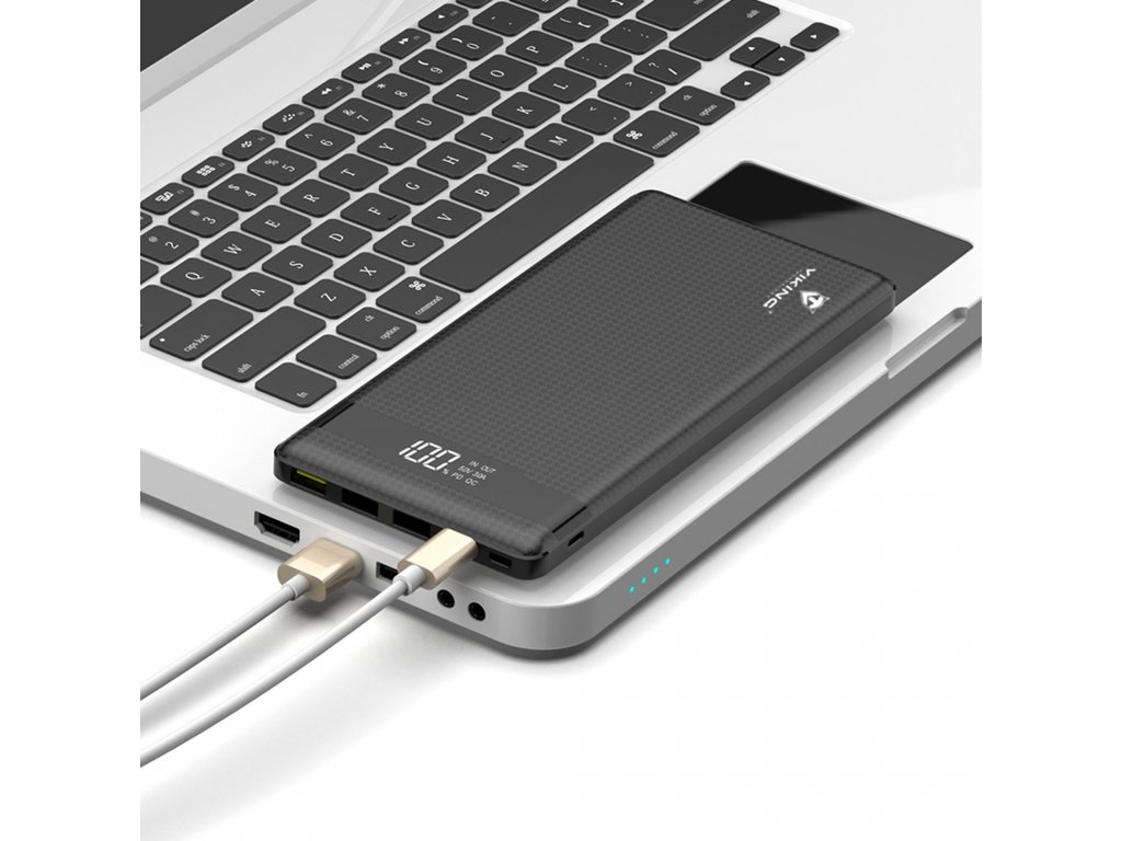 VIKING POWER BANK PN-962PD QC3.0 20000mAh, QUICK CHARGE 3.0, Čierna 