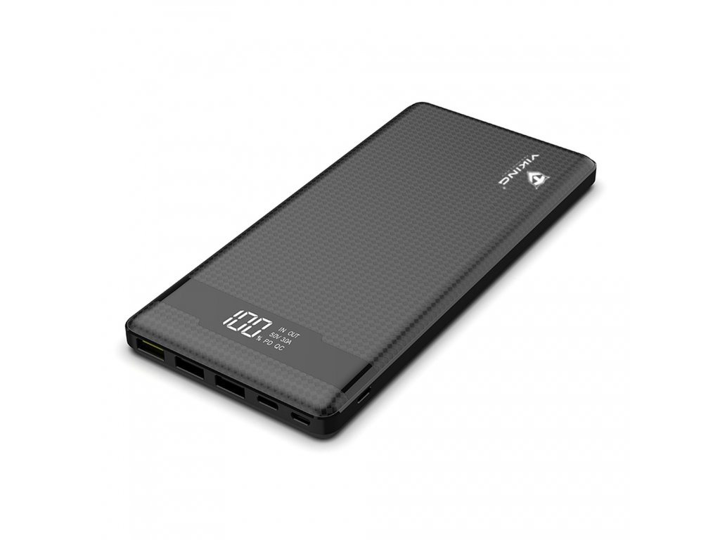 VIKING POWER BANK PN-962PD QC3.0 20000mah, QUICK CHARGE 3.0, Černá 