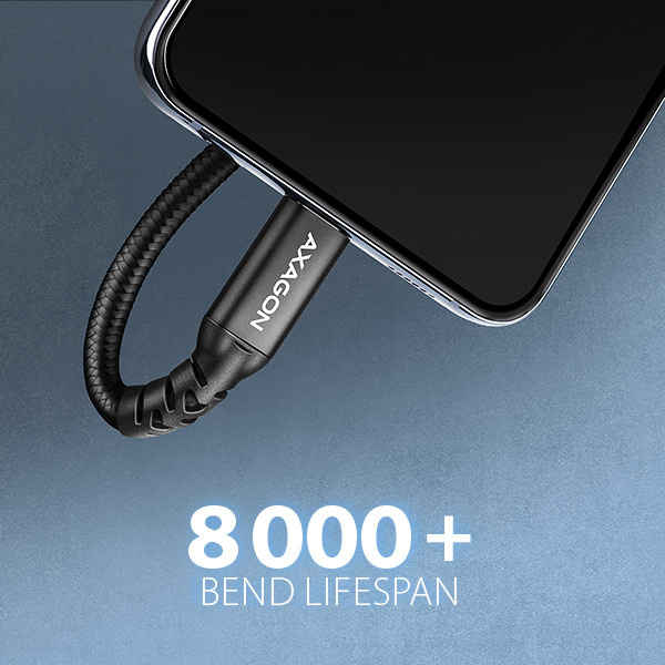 AXAGON BUCM32-CF10AB predlžovací kábel USB-C (M) <-> USB-C (F), 1m, USB 20Gbps, PD 240W, ALU, oplet 