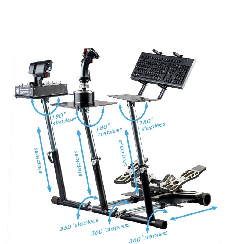 Wheel Stand Pro, SUPER WARTHOG stojan na joystick pre Thrustmaster HOTAS WARTHOG, Saitek X55/ X52/ X52 