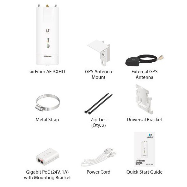 Ubiquiti AirFiber AF-5XHD, 1Gbps+, 4.8-6.2GHz (cena za ks) 