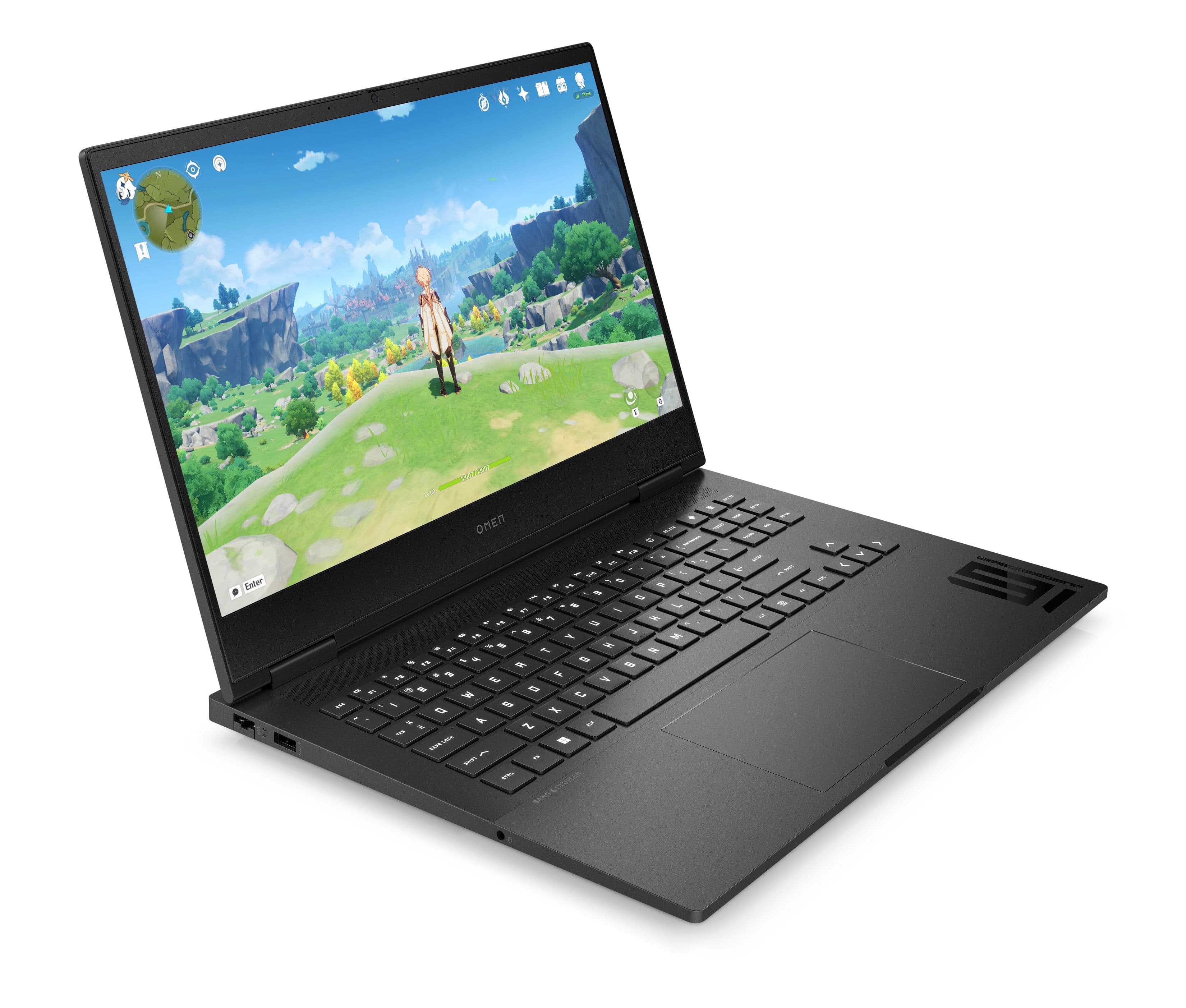 HP Omen/ 16-xf0050nc/ R7-7840HS/ 16, 1"/ QHD/ 16GB/ 1TB SSD/ RTX 4060/ DOS/ Black/ 2R 
