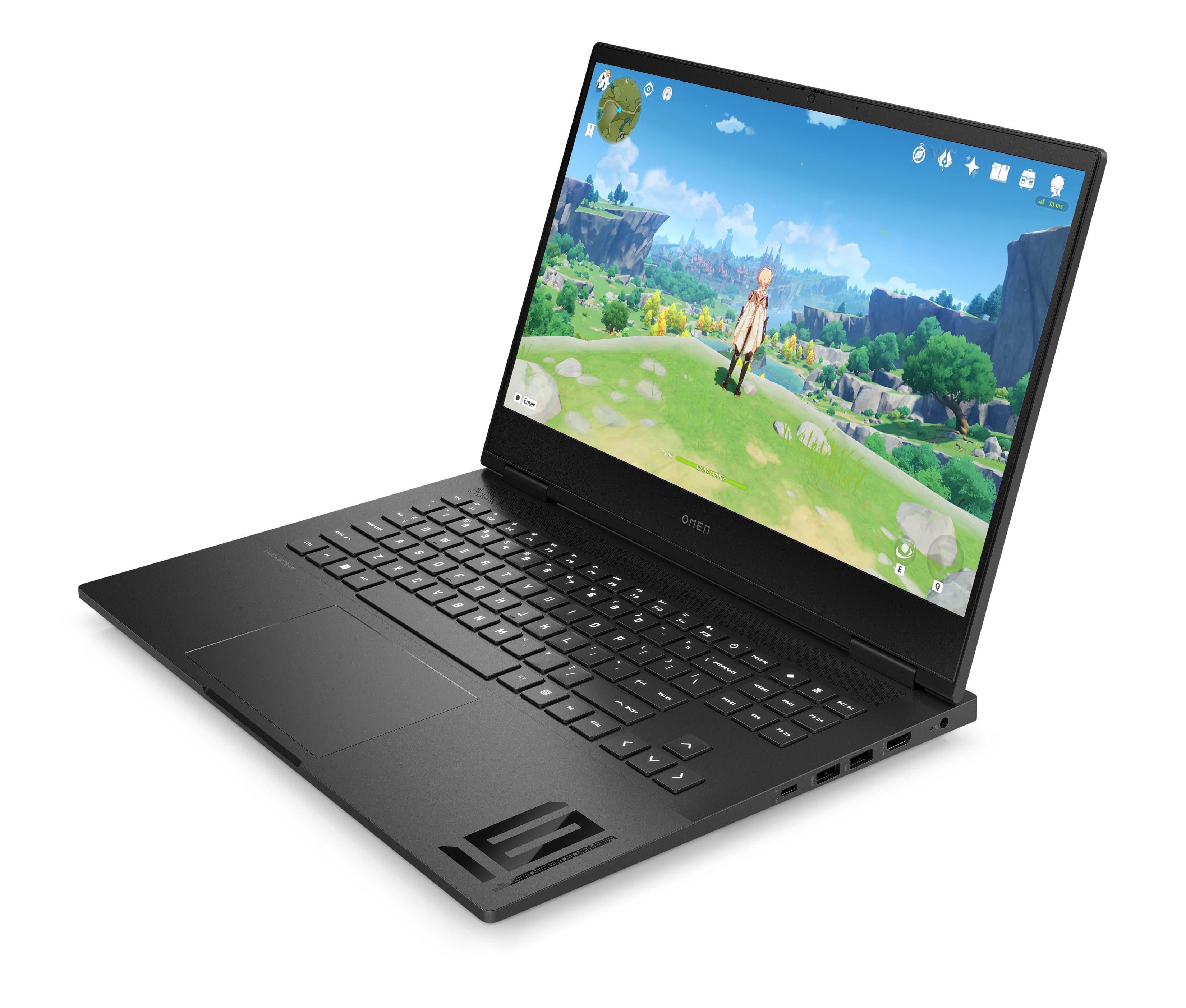 HP Omen/ 16-xf0050nc/ R7-7840HS/ 16, 1"/ QHD/ 16GB/ 1TB SSD/ RTX 4060/ DOS/ Black/ 2R 