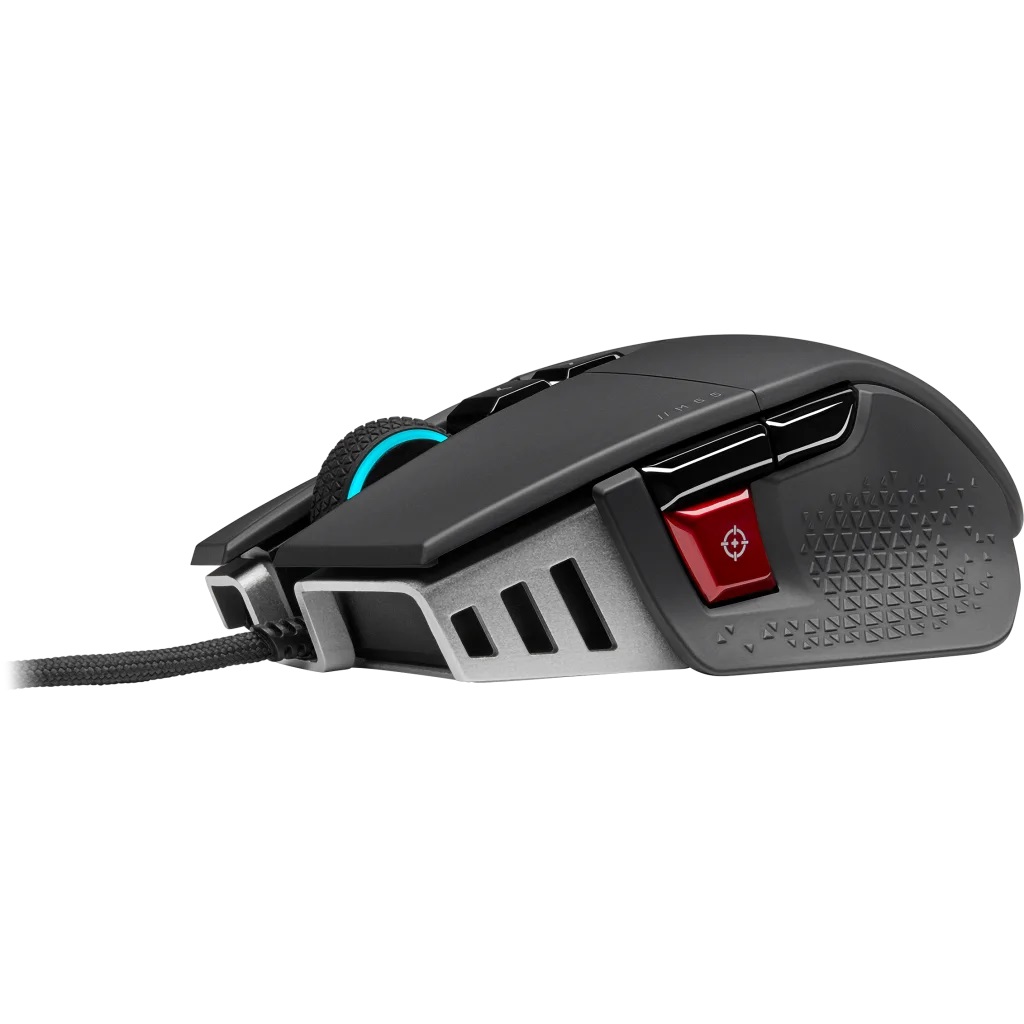 CORSAIR M65 RGB ULTRA/ Herná/ Optická/ Pre pravákov/ 26 000 DPI/ Drôtová USB/ Čierna 