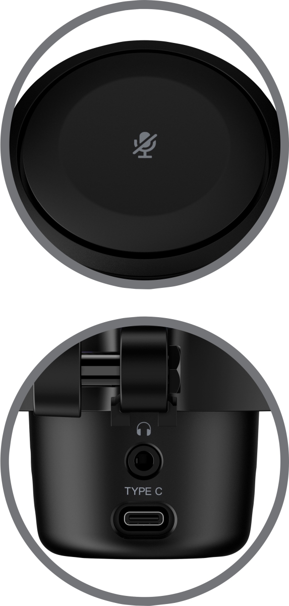 HP HyperX DuoCast - USB mikrofón - RGB 