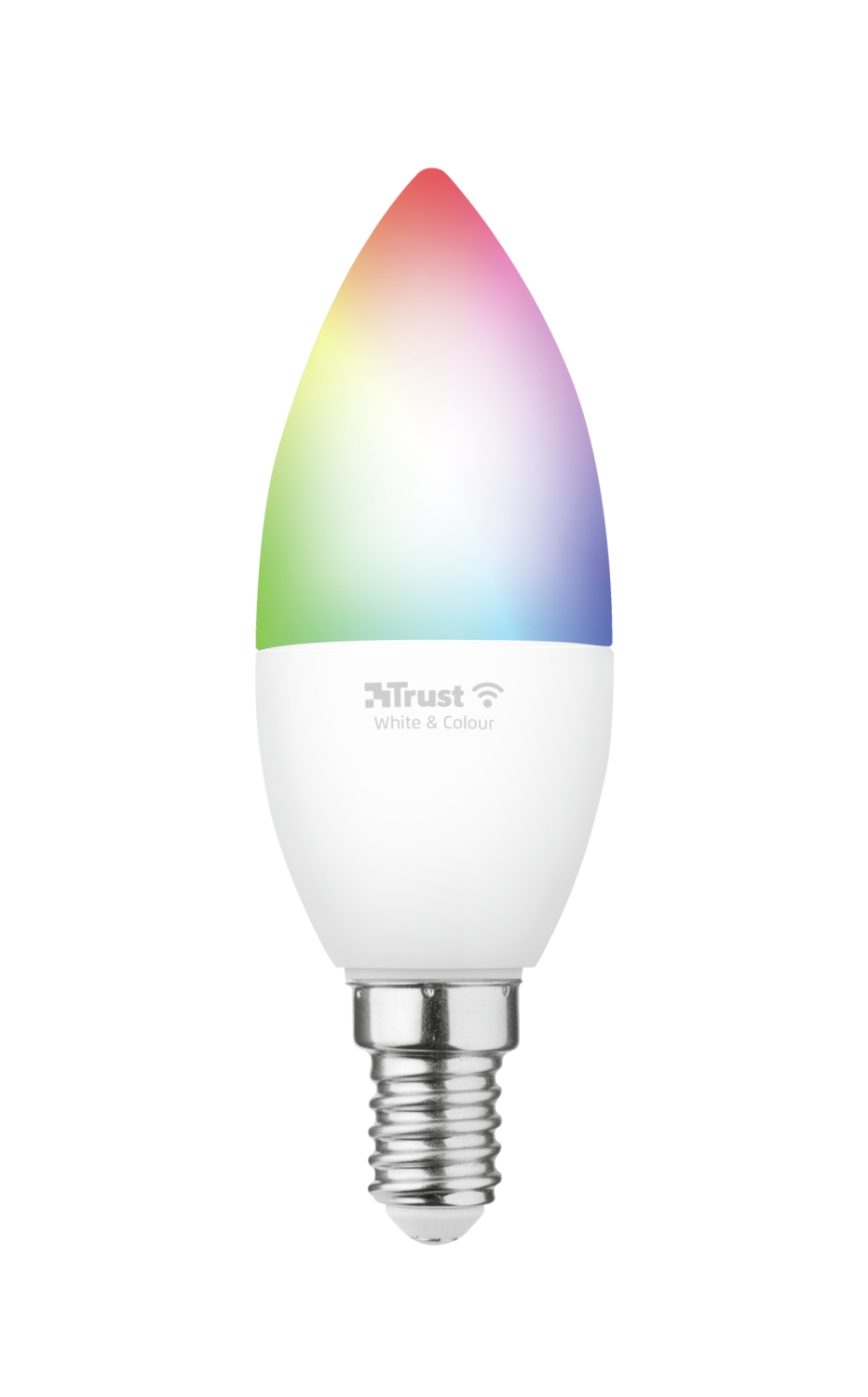 Trust Smart WiFi LED RGB&white ambience Candle E14 - barevná 