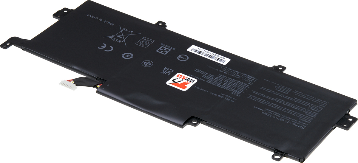Batéria T6 Power Asus ZenBook UX330UA, 4940mAh, 57Wh, 3cell, Li-pol 