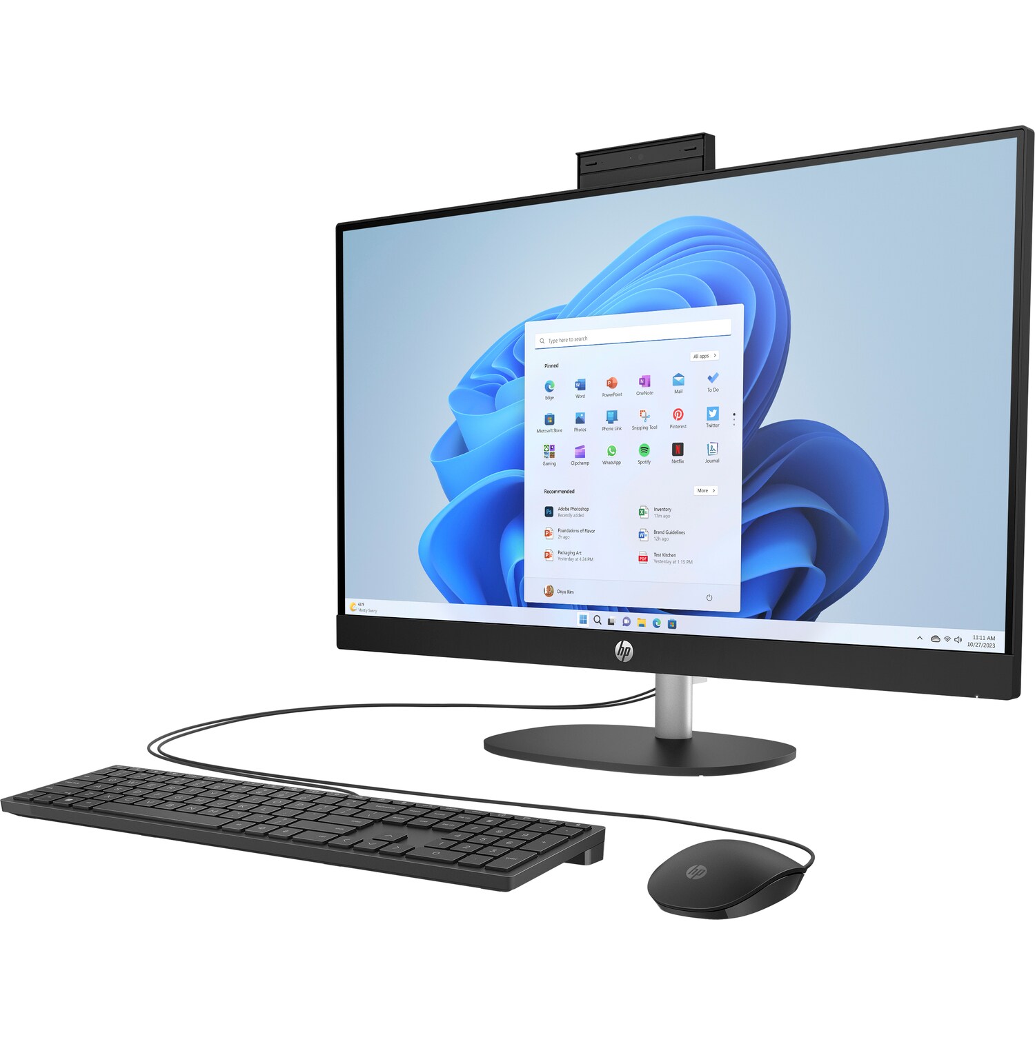HP 27/ 27-cr0005nc/ 27"/ FHD/ i7-1355U/ 32GB/ 1TB SSD/ Iris Xe/ W11H/ Black/ 2R 