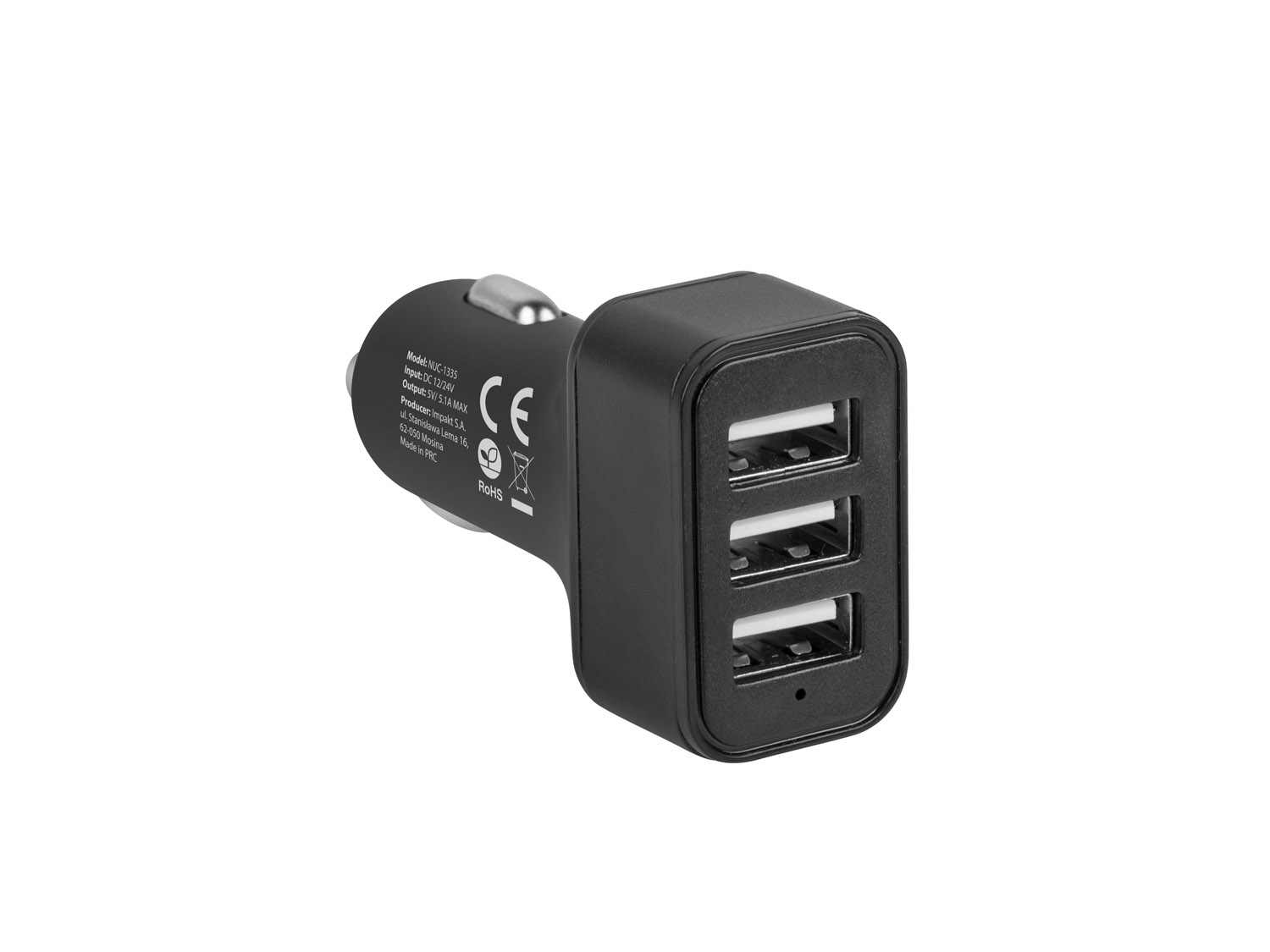 Natec nabíječka do auta CONEY, 2XUSB, 1XUSB-C, 84W 