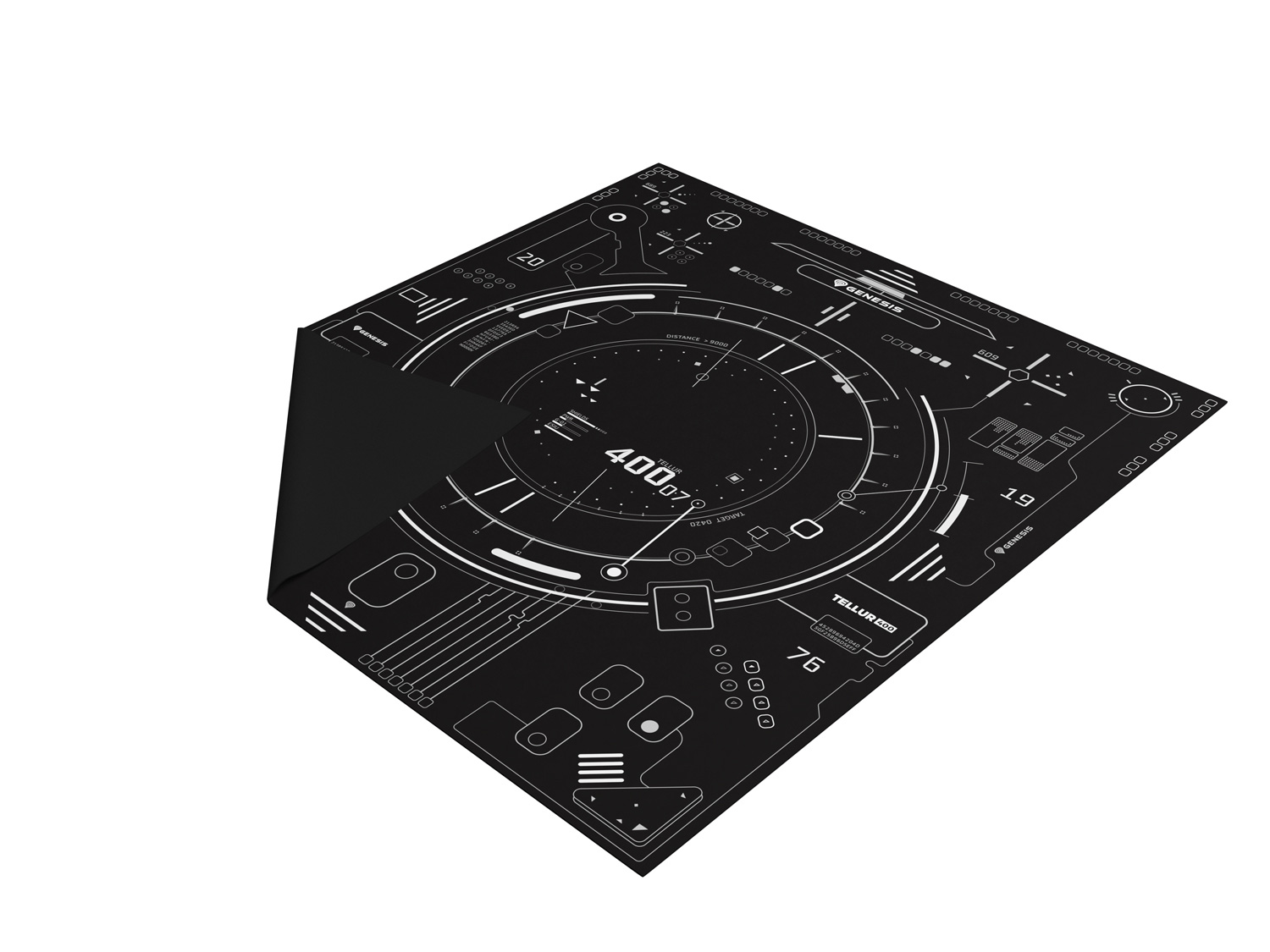 Genesis ochranná rohož TELLUR 400 SQUARE HUD 100cm 