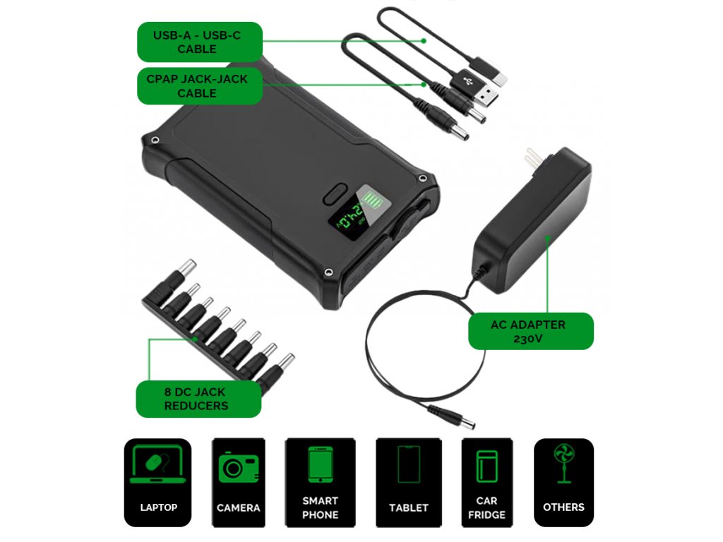 Viking outdoorová powerbanka VIDAR I,  36000 mAh 