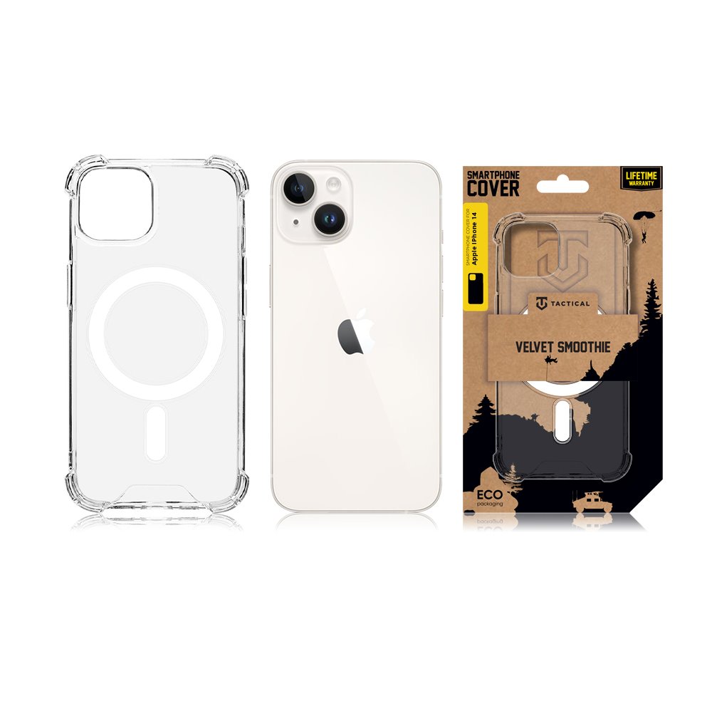 Tactical MagForce Plyo Kryt pre Apple iPhone 14 Transparent 