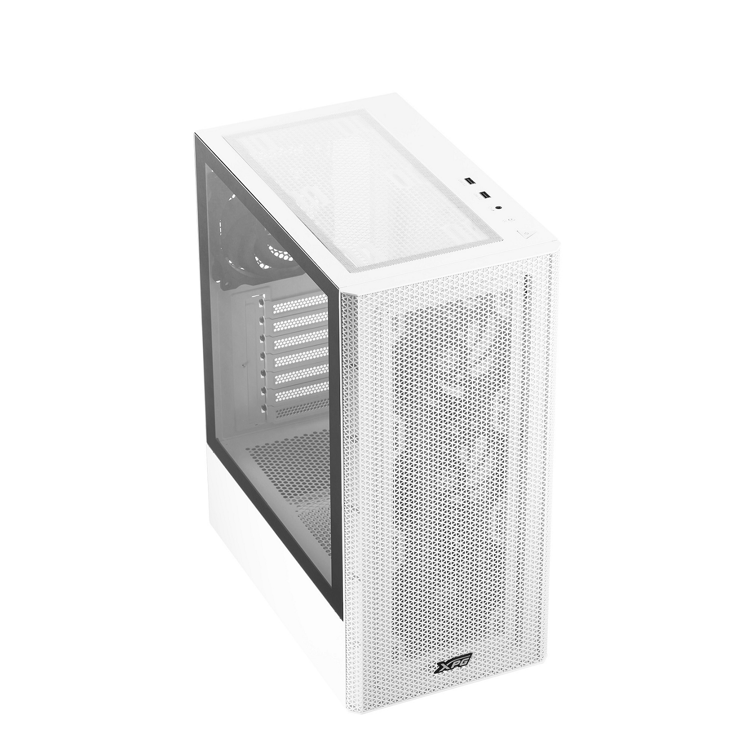 Adata XPG VALOR MESH/ Midi Tower/ Transpar./ Biela 