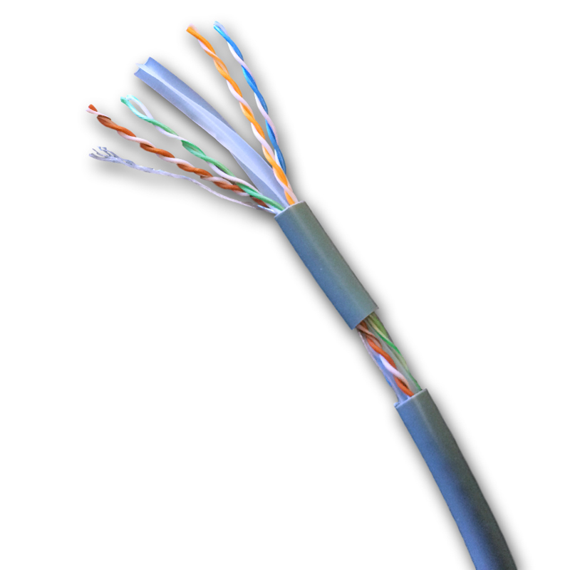 DATACOM UTP flex, Cat6 PVC, šedý, 50m, lanko