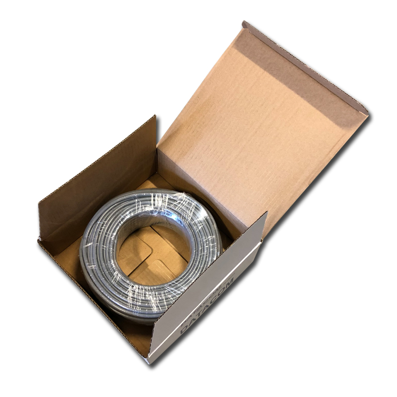 DATACOM UTP flex, Cat6 PVC, sivý, 50m, lanko 