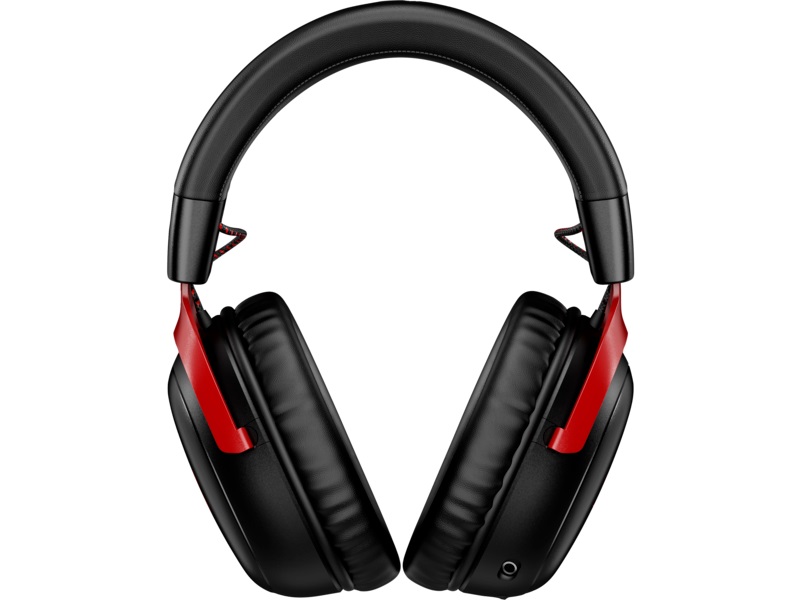 HP HyperX Cloud III/ USB-C/ Drôt/ USB/ Bezdrôt/ Čierna-červená