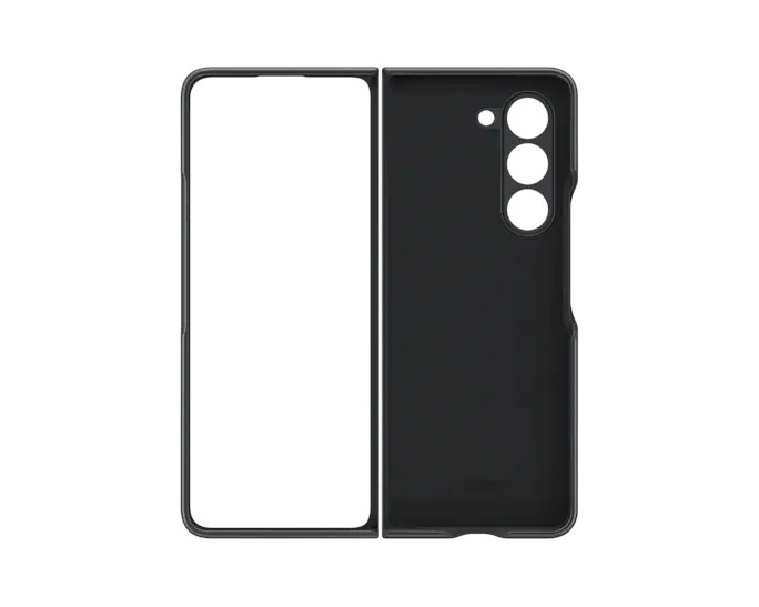 Samsung Zadný kryt z eko kože pre Galaxy Z Fold5 Graphite 