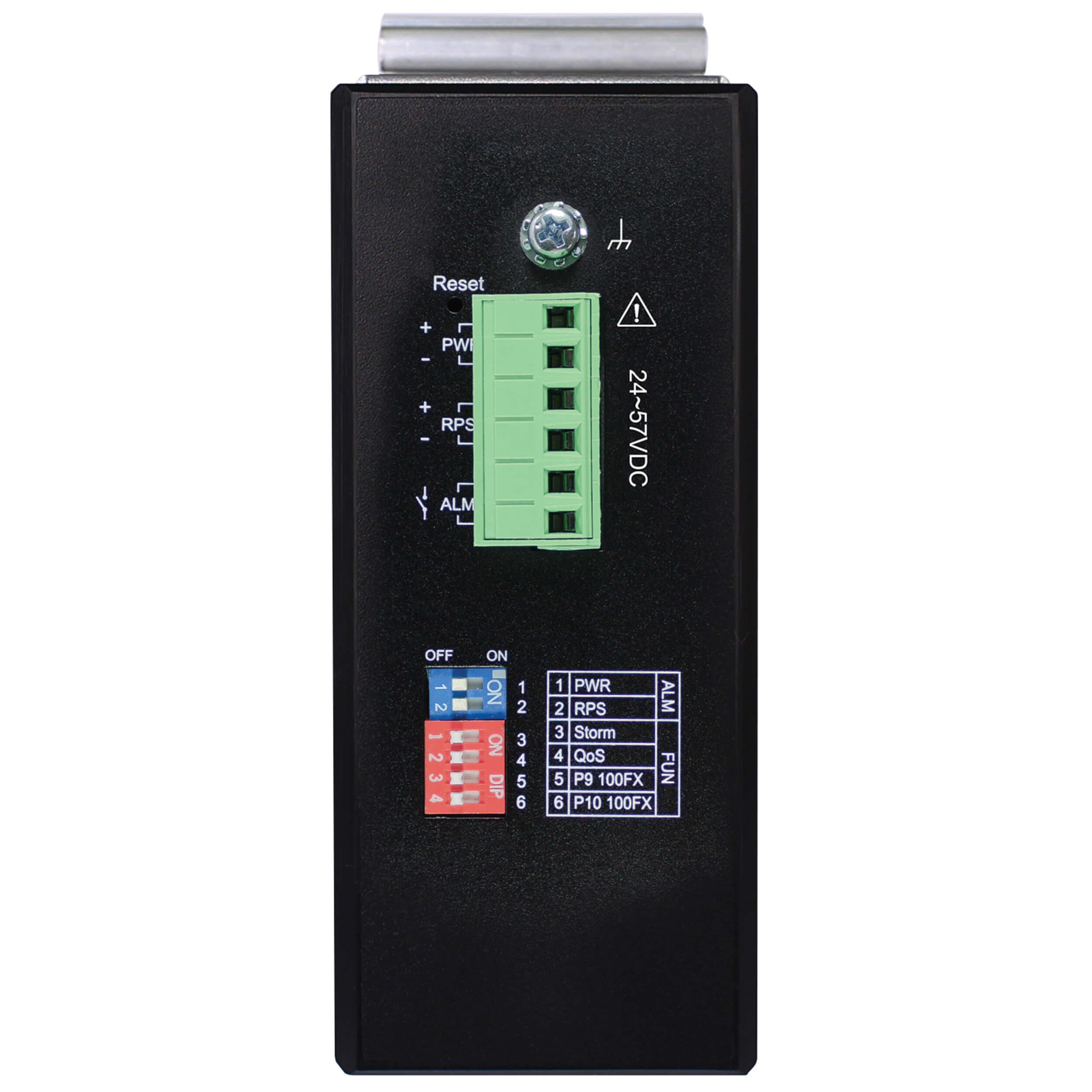 Tripplite Přepínač 8x zdroj Lite Manag. Eth. Switch, 10/ 100/ 1000Mb/ s, 2GbE SFP, PoE+ 30W, -10°+60°C, DIN 