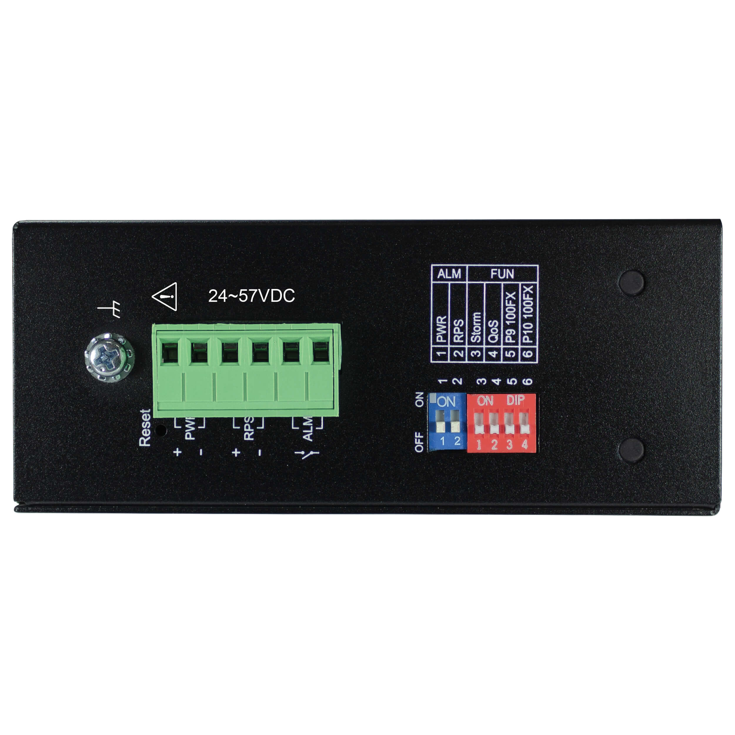 Tripplite Přepínač 8xzdroj Unmanaged Ethernet Switch, 10/ 100/ 1000Mb/ s, 2GbE SFP, PoE+30W, -40°+75°C, DIN 