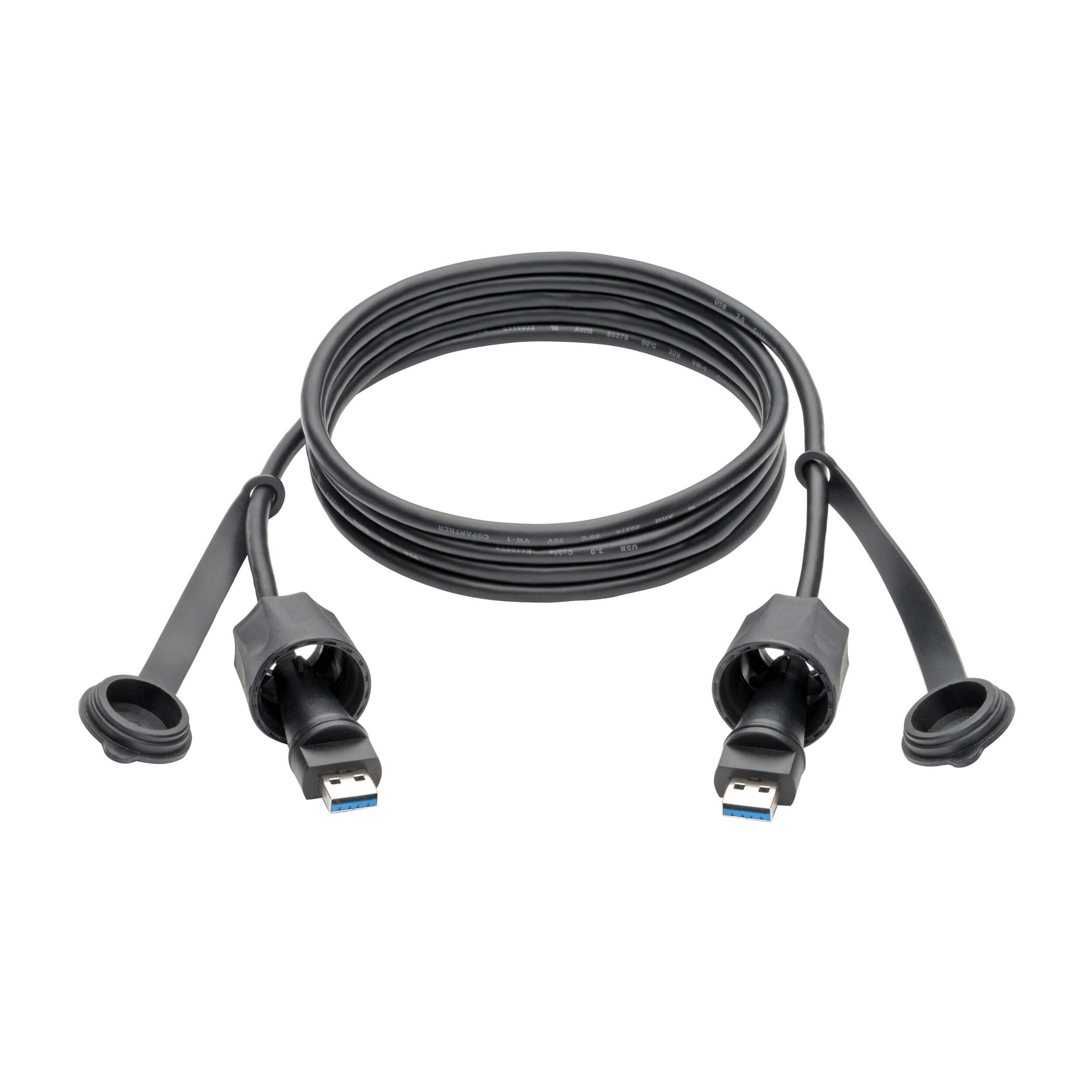 Tripplite Kabel USB-A / USB-A, SuperSpeed, USB 3.0/ 3.1, odolný IP68, stíněný, (Samec/ Samec), 1.83m 