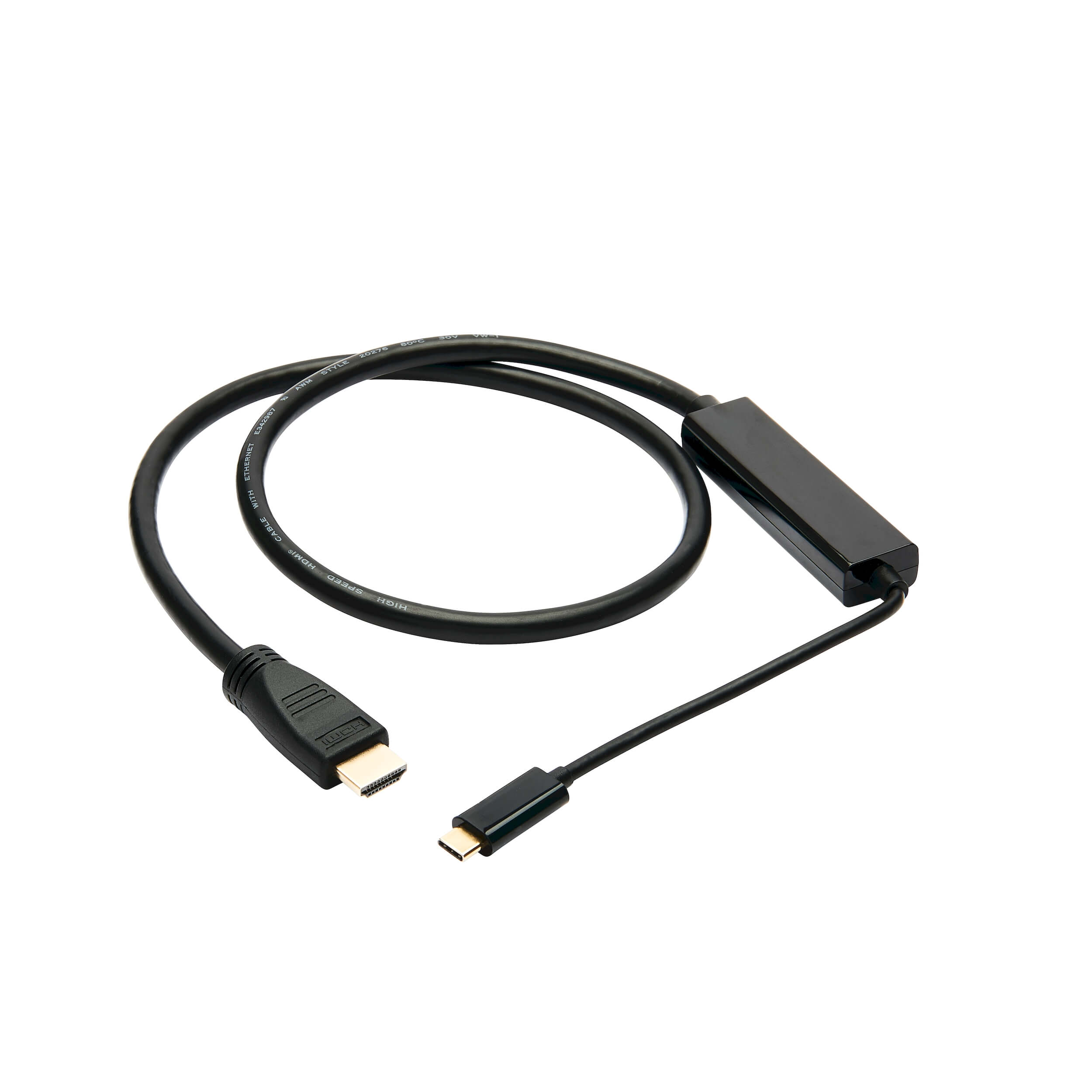 Tripplite Adaptér USB-C / HDMI (Samec/ Samec), 4K 60Hz, 4:4:4, HDCP 2.2, černá, 0.9m 