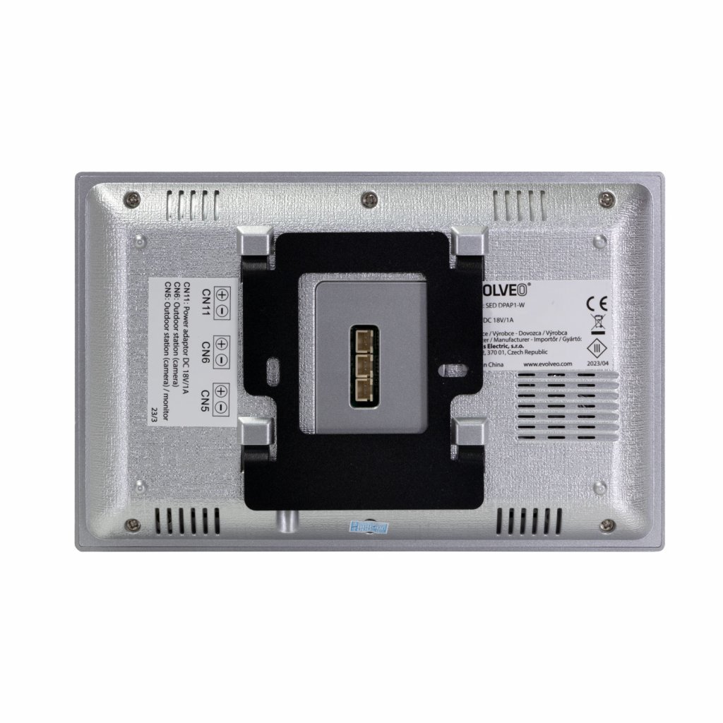 EVOLVEO DoorPhone AP1-2, drôtový videotelefón s aplikáciou, biely 