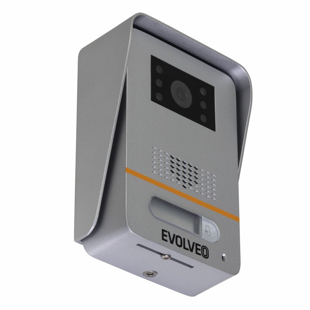 EVOLVEO DoorPhone AP1-2, drôtový videotelefón s aplikáciou, biely 