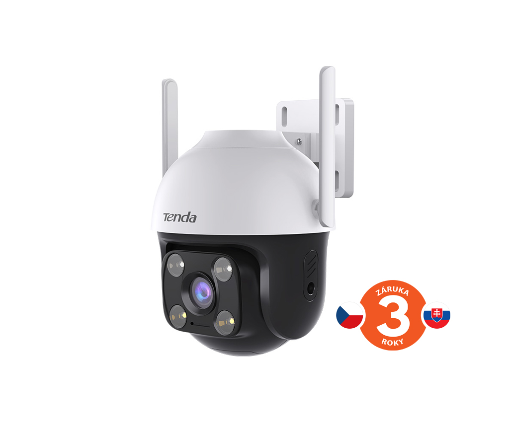 Tenda RH3-WCA - Venkovní otočná IP65 Wi-Fi FullHD kamera, noční LED, audio, detekce pohybu, CZ app 