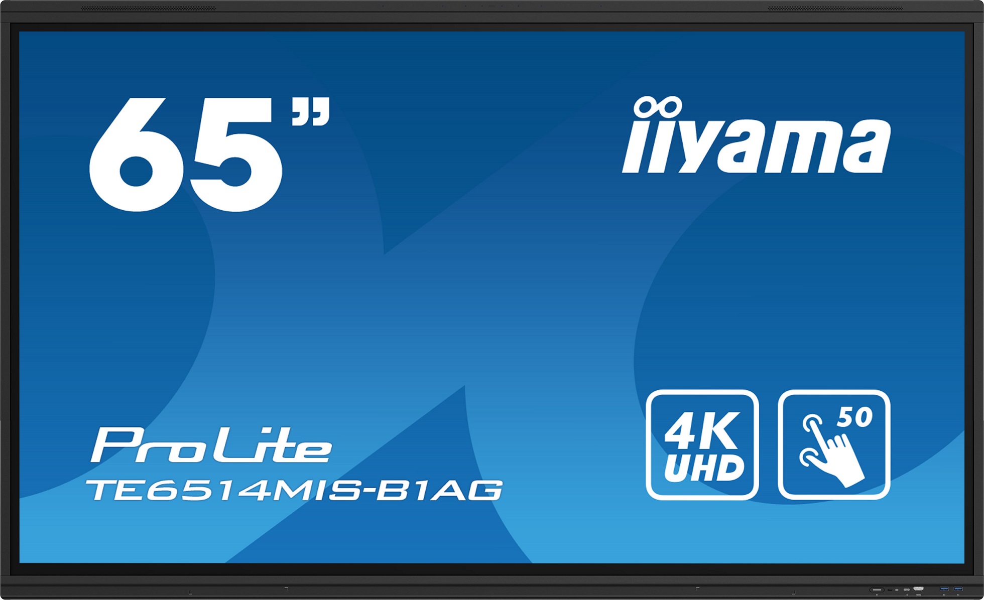 65 inchi iiyama TE6514MIS-B1AG:VA,4K,50P,USB-C TE6514MIS-B1AG