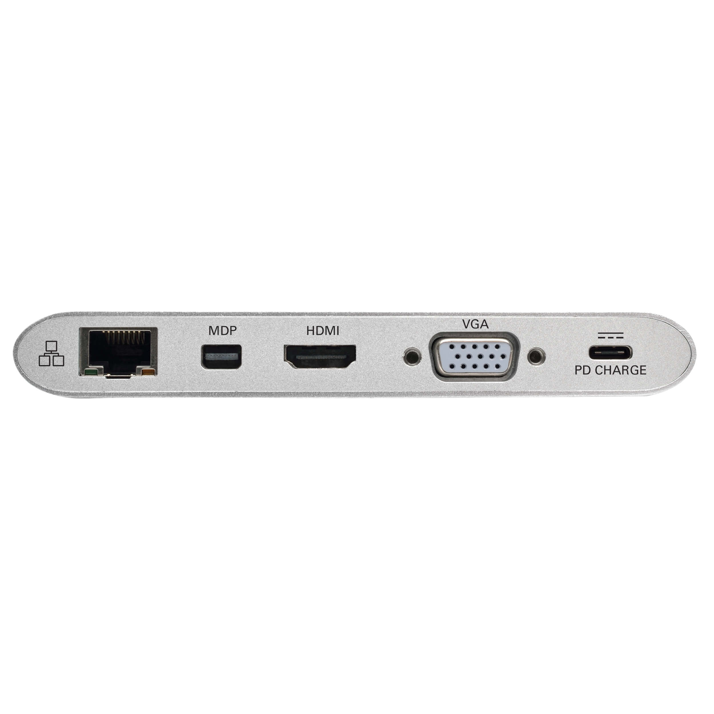 Tripplite Dokovací stanice USB-C/ 2x displej, HDMI 4K, mDP, VGA, USB 3.2 G1, USB-A/ C, GbE, 100W nabíjení 