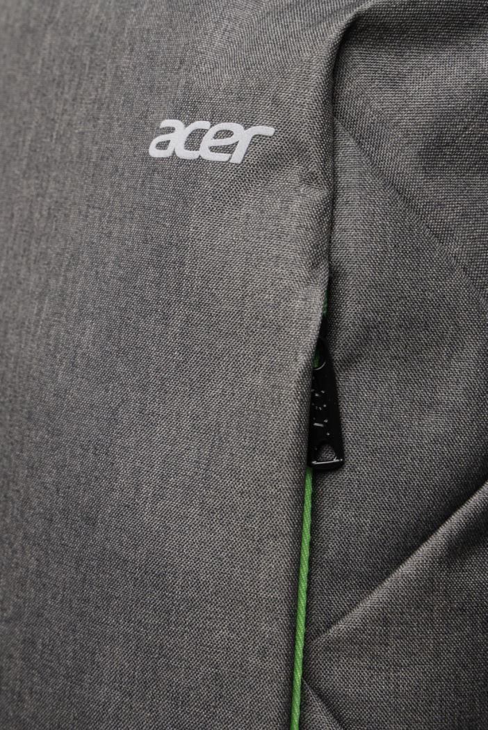 Acer urban backpack, grey & green, 15.6 